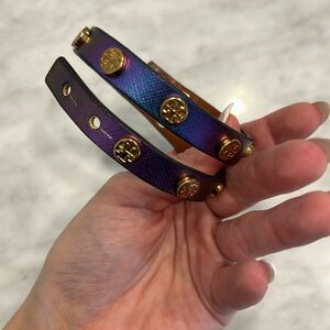 Iridescent tory Burch Wrap Bracelet